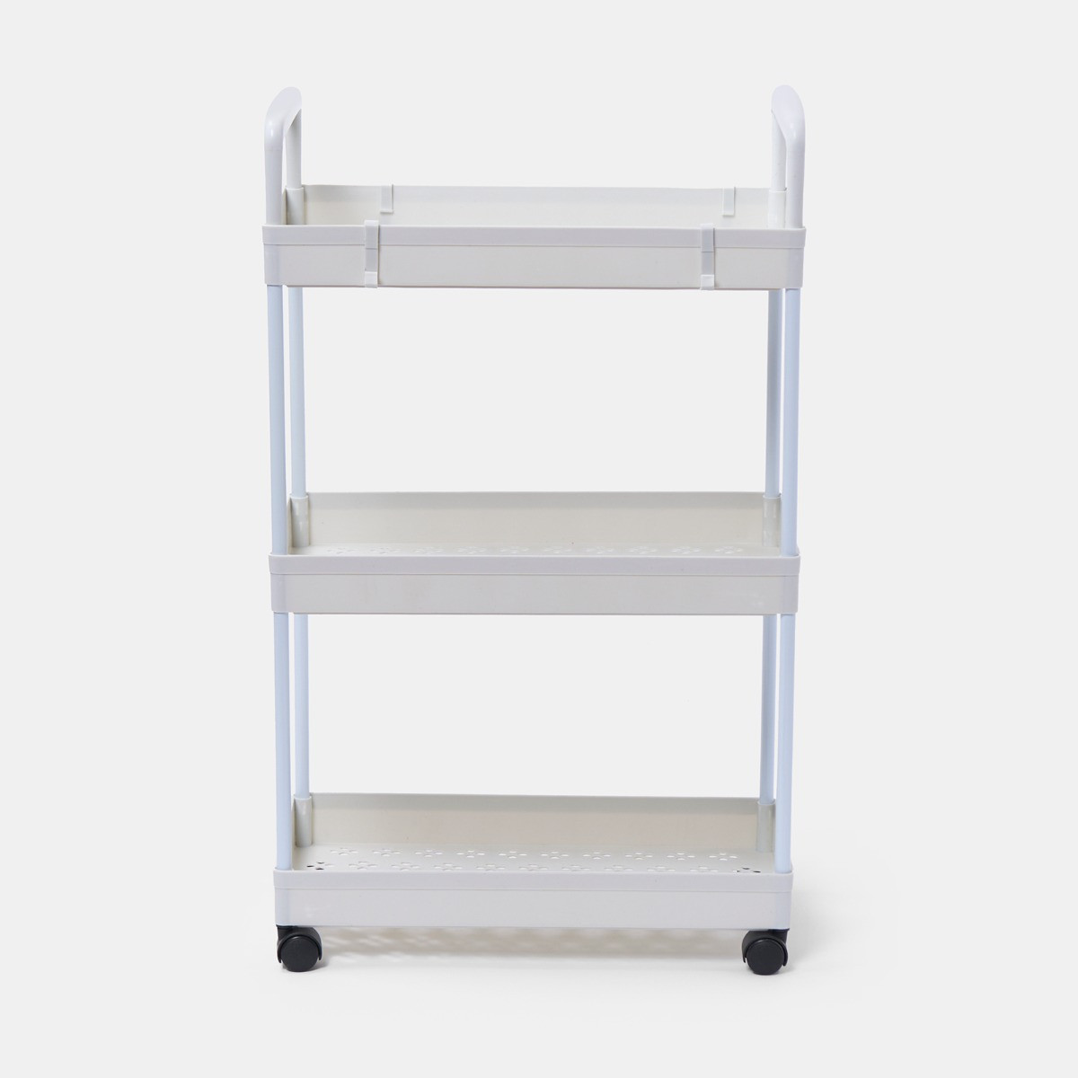 OHS 3 Layer Trolley Cart - White>