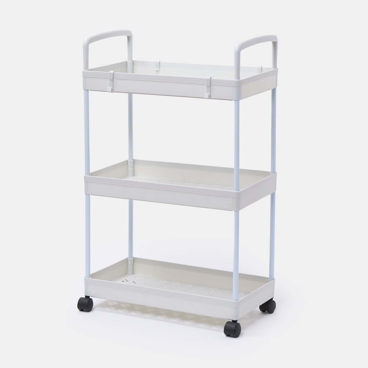 OHS 3 Layer Trolley Cart - White>