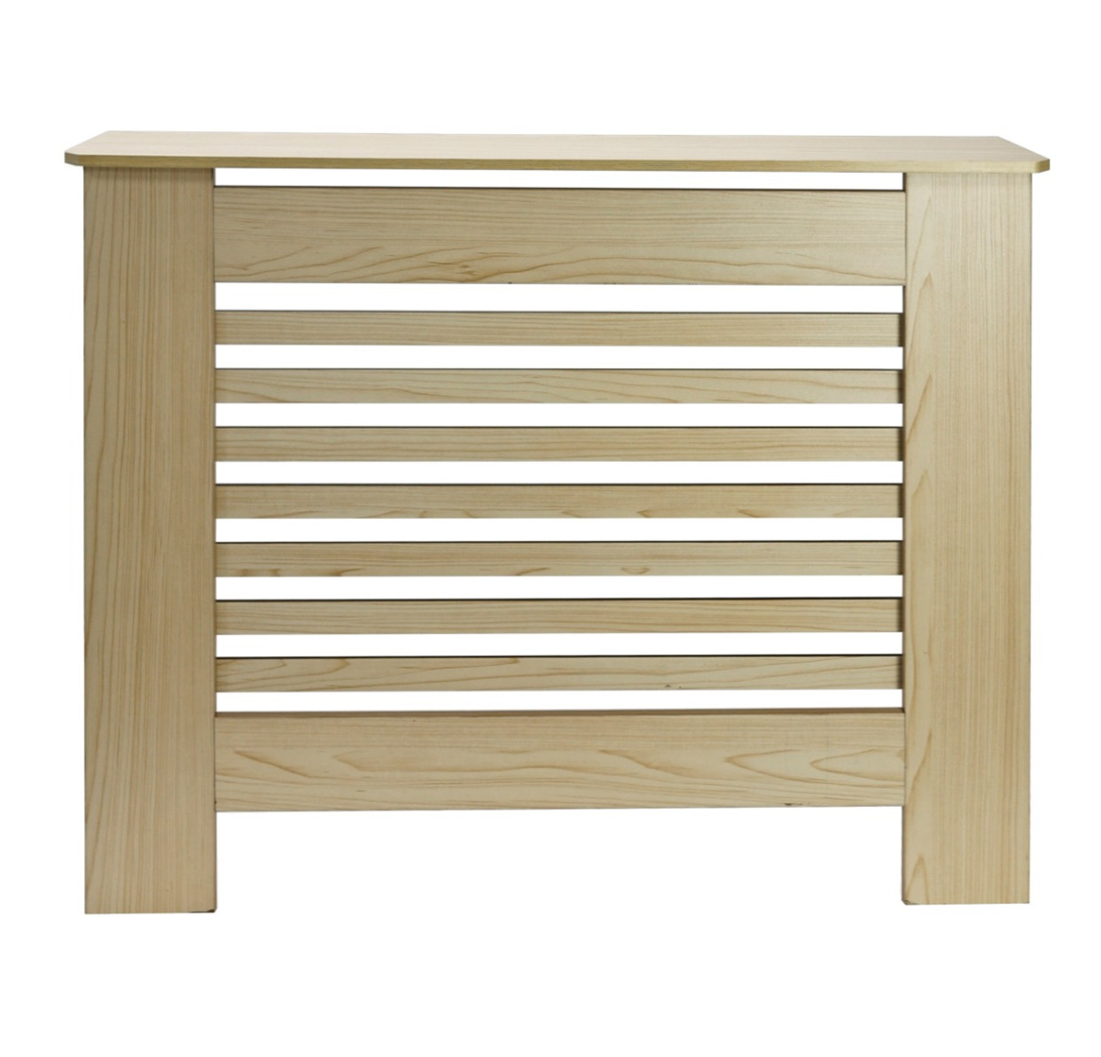 OHS Wooden Slats Radiator Cover - Natural>