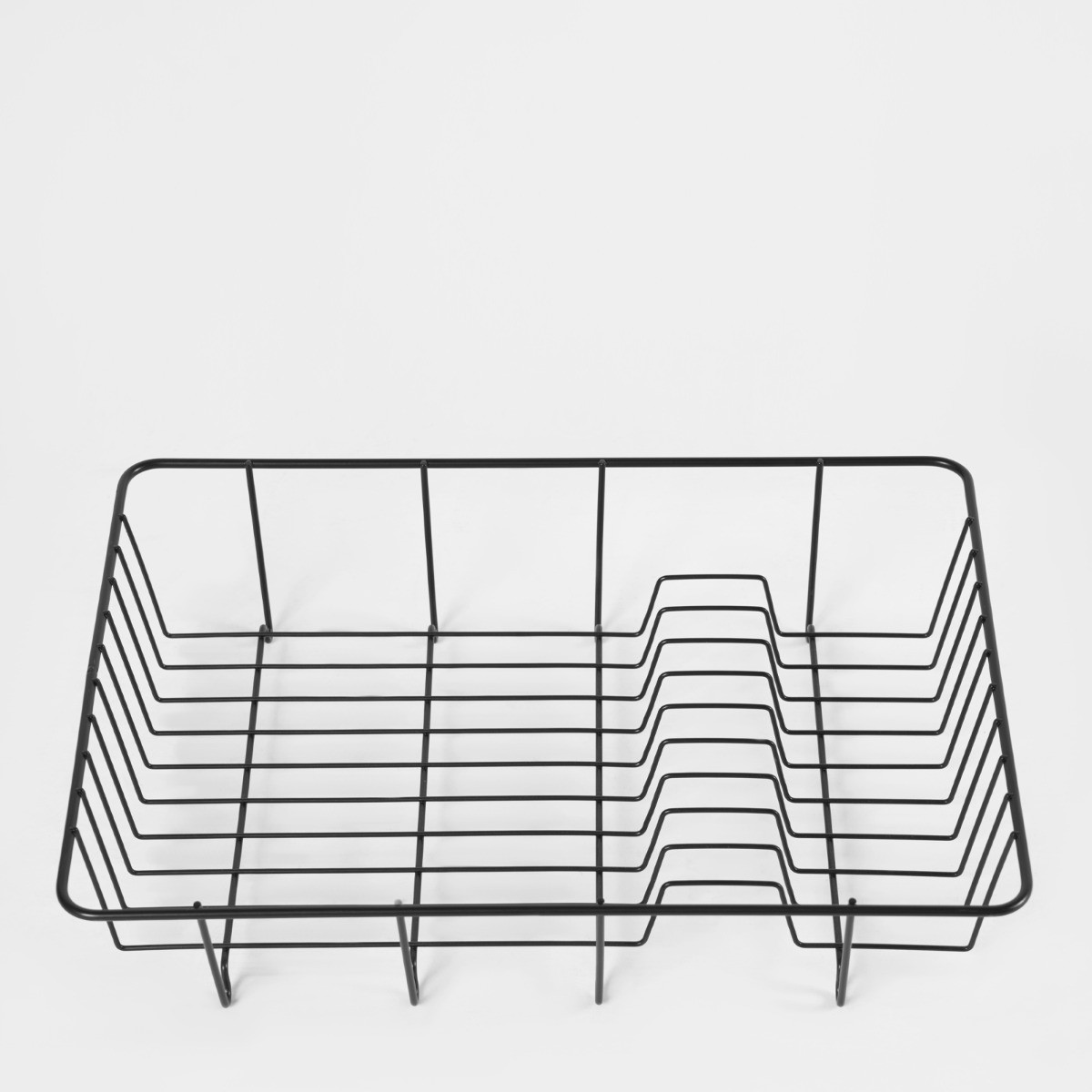 OHS Wire Dish Drainer Rack - Black>