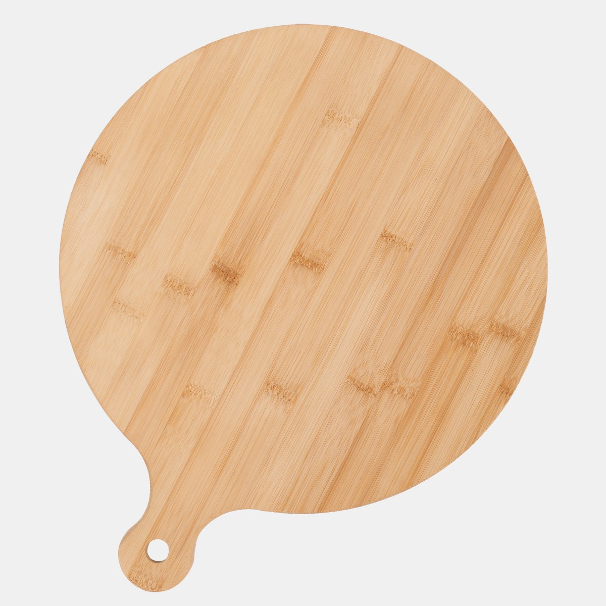 OHS Wooden Round Pizza Serving Board - Natural>