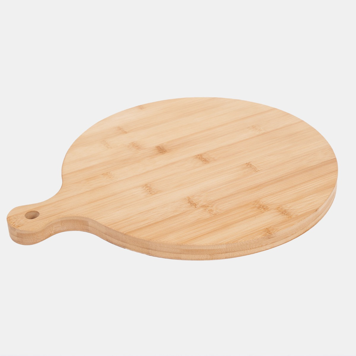 OHS Wooden Round Pizza Serving Board - Natural>