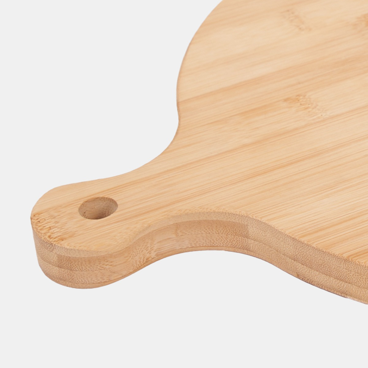 OHS Wooden Round Pizza Serving Board - Natural>