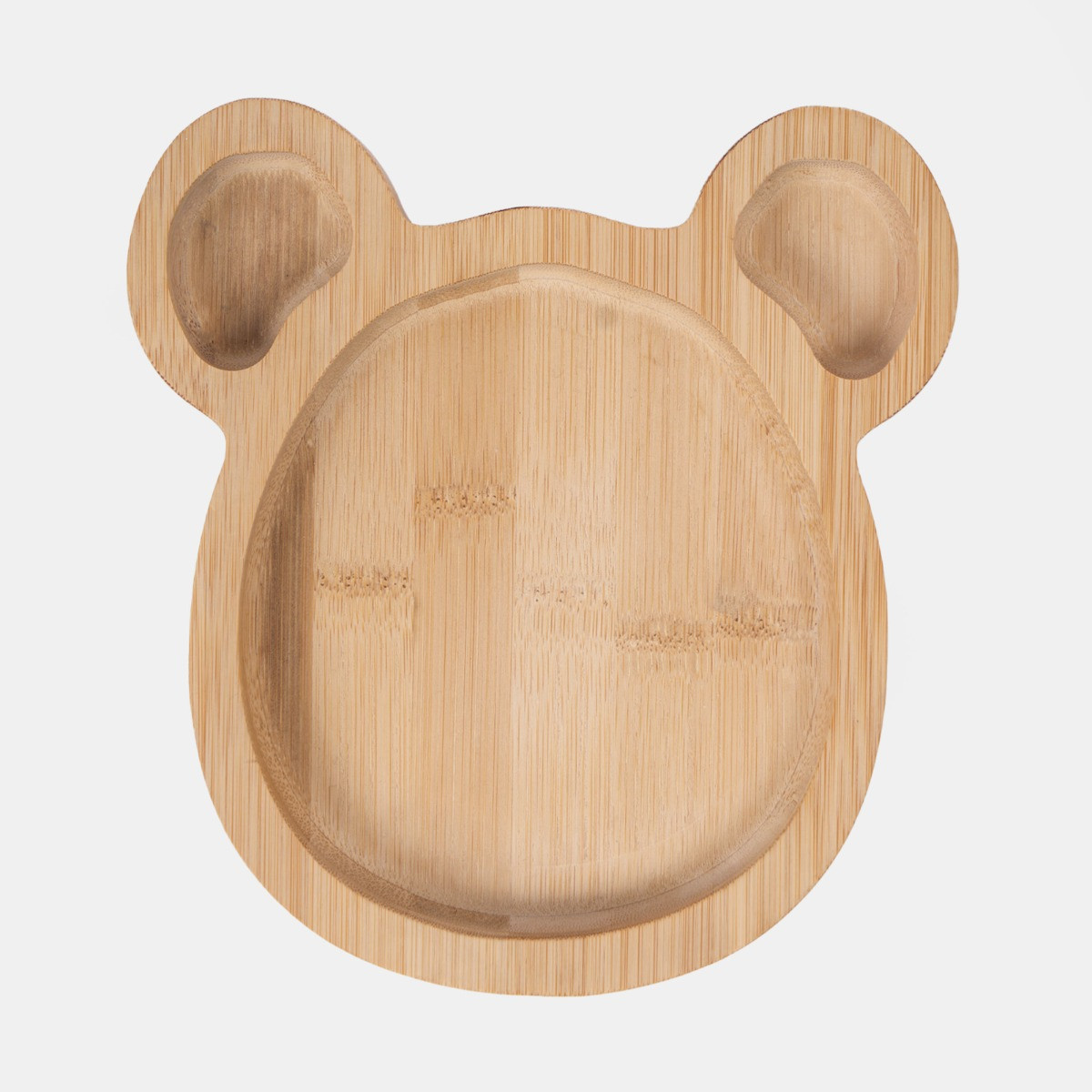 OHS Kids Wooden Bear Serving Board - Natural>