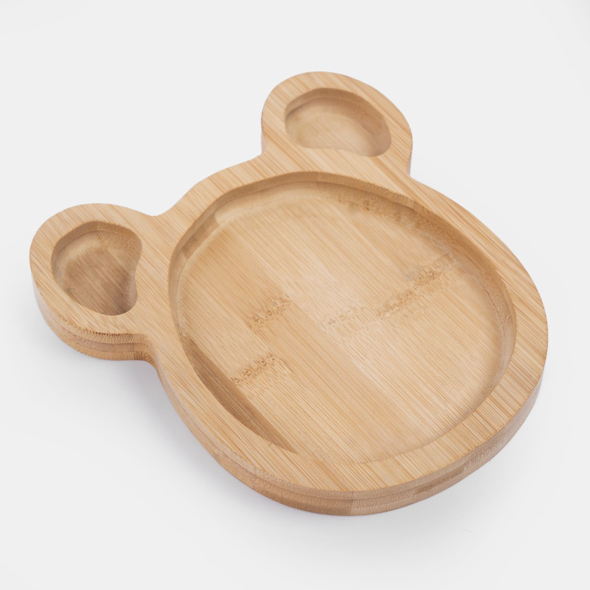 OHS Kids Wooden Bear Serving Board - Natural>