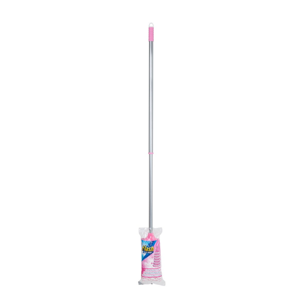 Flash Duo Mop with Extendable Handle - Pink>