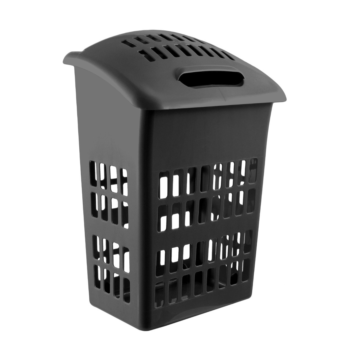 OHS Large Upright Laundry Basket - Black>