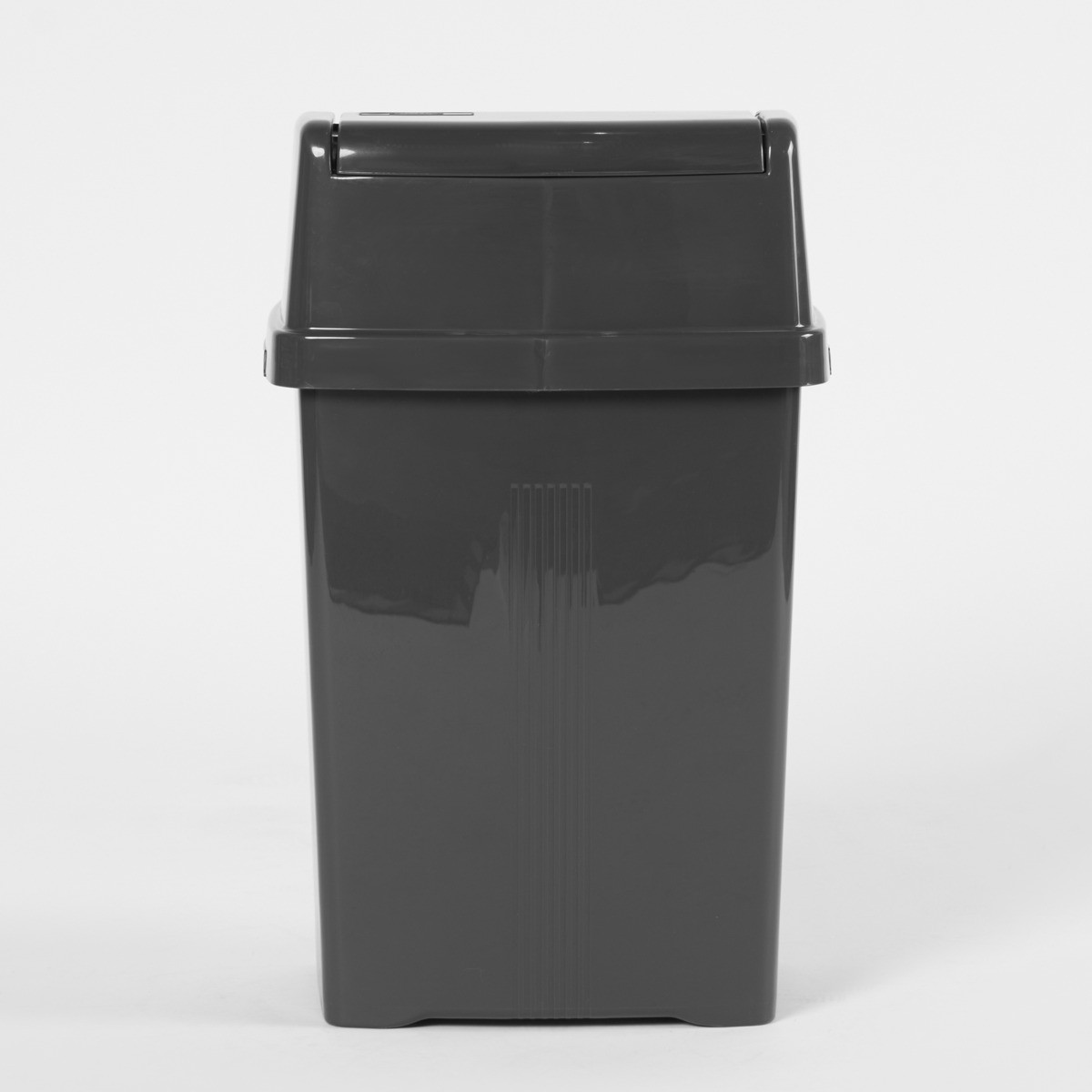 Wham Casa 25L Plastic Swing Lid Bin - Charcoal>