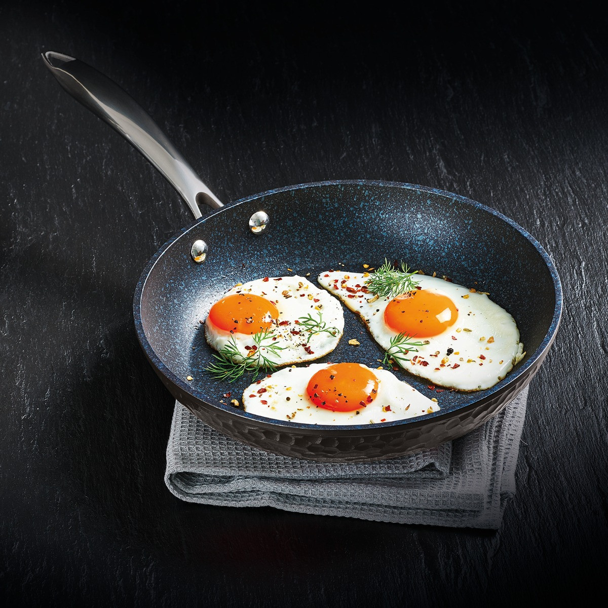 Hammer 24cm Frying Pan - Black>