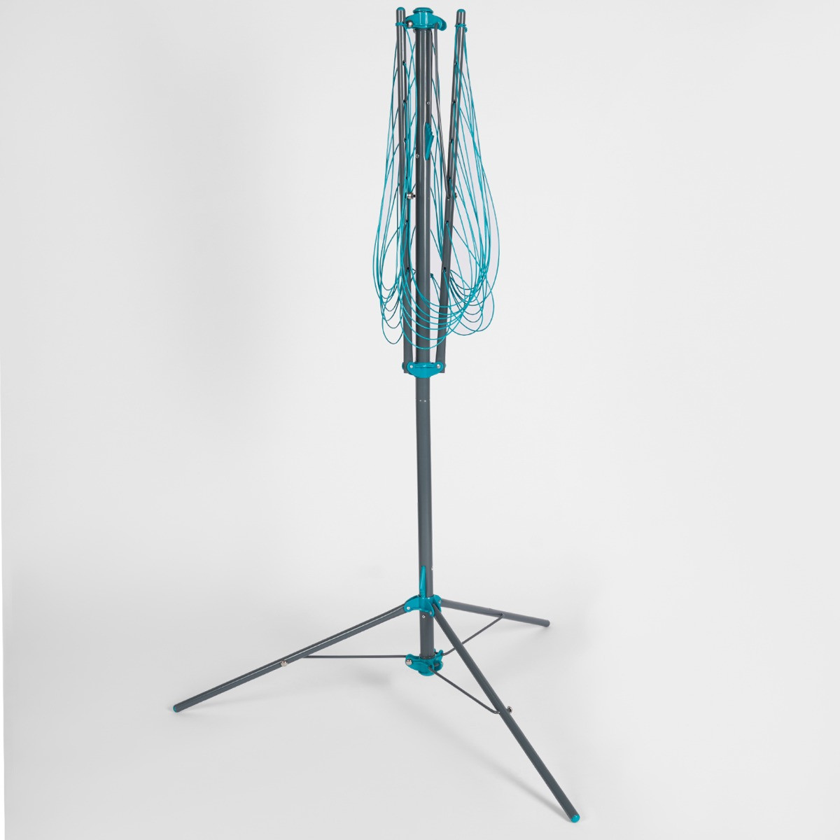 OHS 3 Arm Steel Rotary Airer With Tripod - Grey>