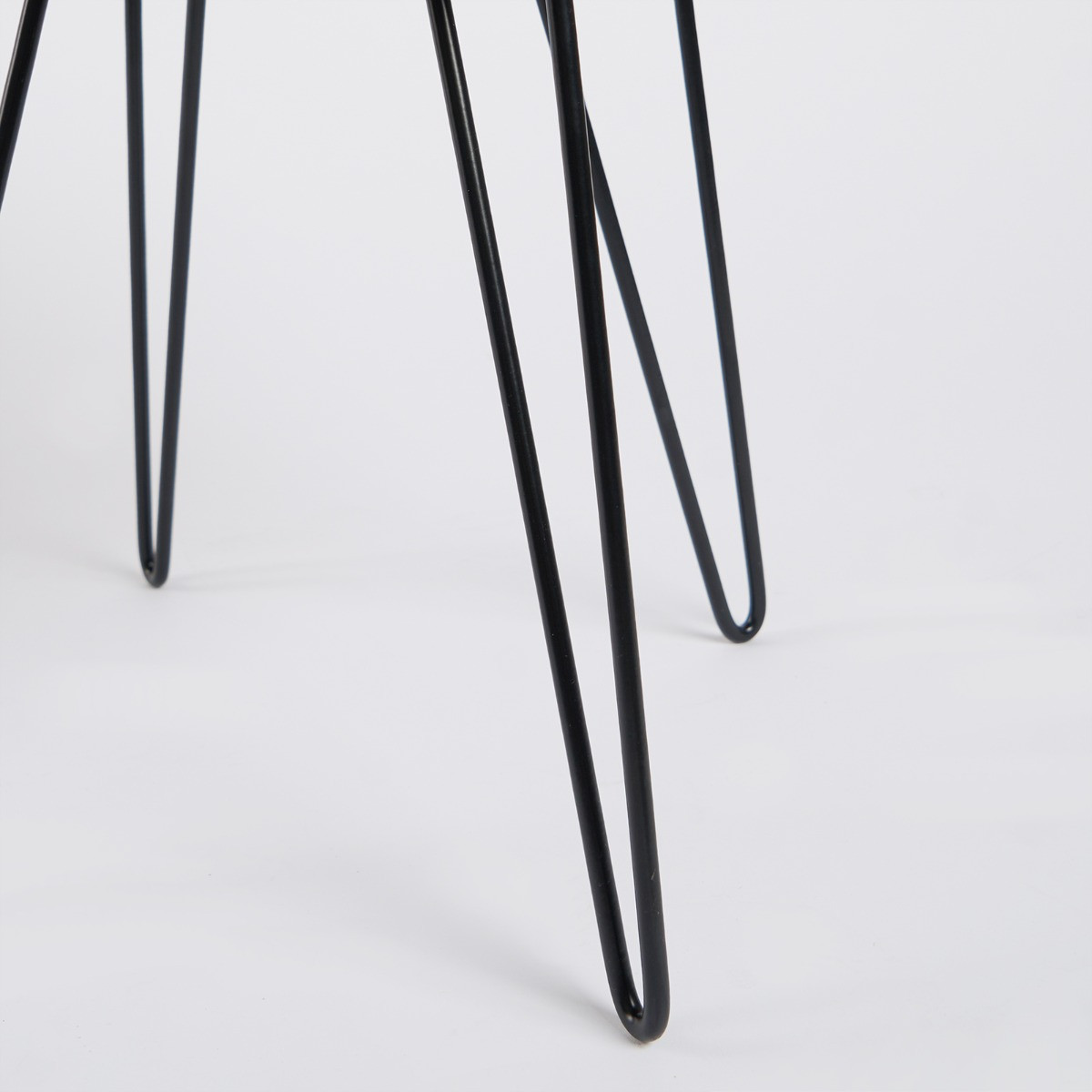 OHS Bouclé Hairpin Stool - Olive>