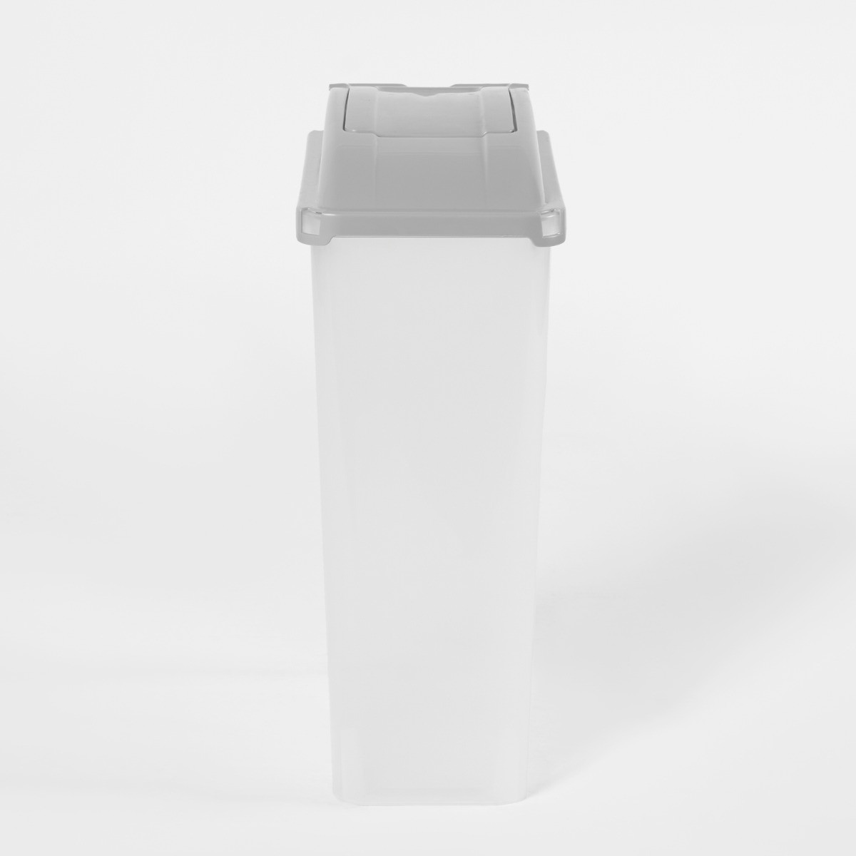 Wham 25L Slim Recycle Bin & Lid - Grey/White>