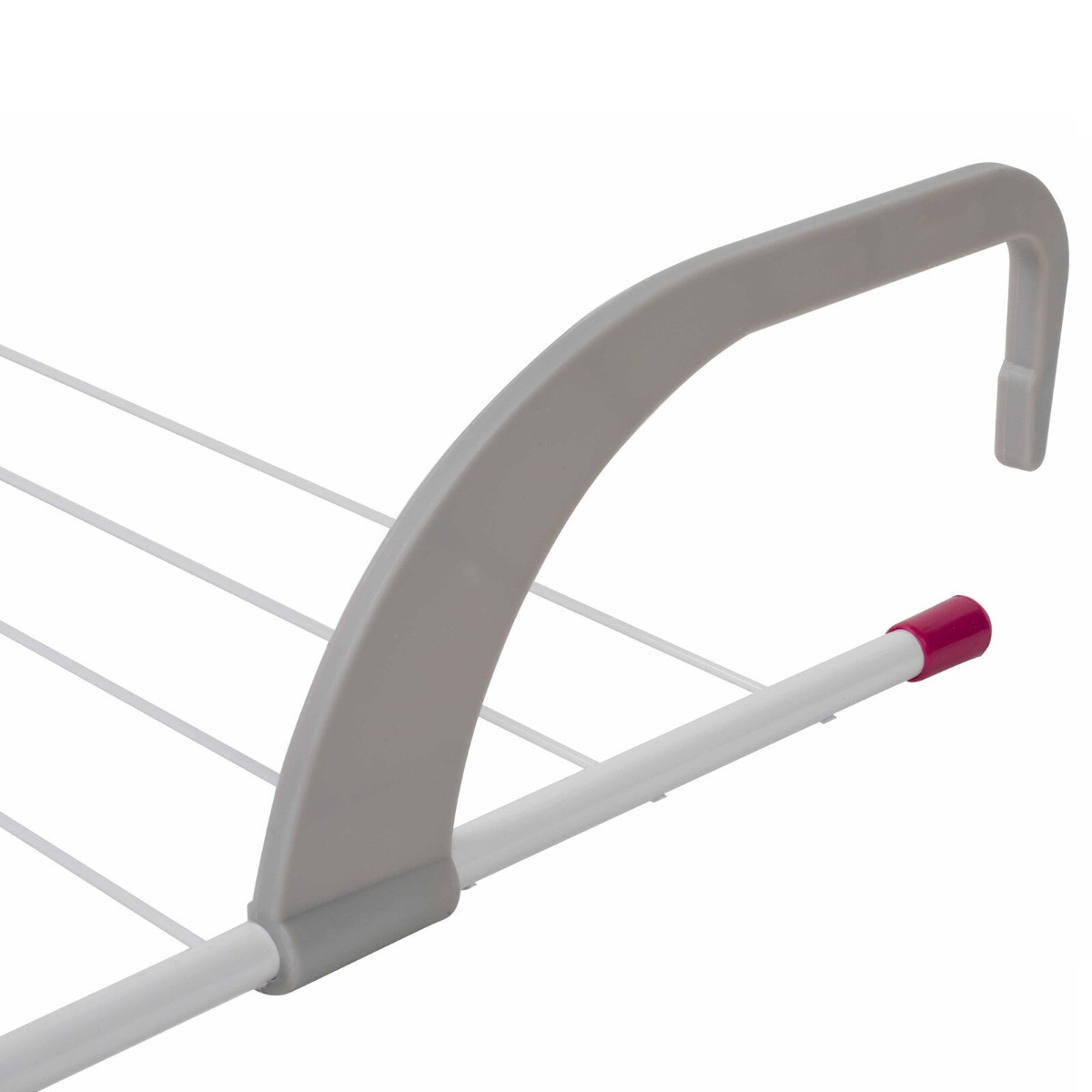 Kleeneze 6-Bar Radiator Clothes Airer, White>