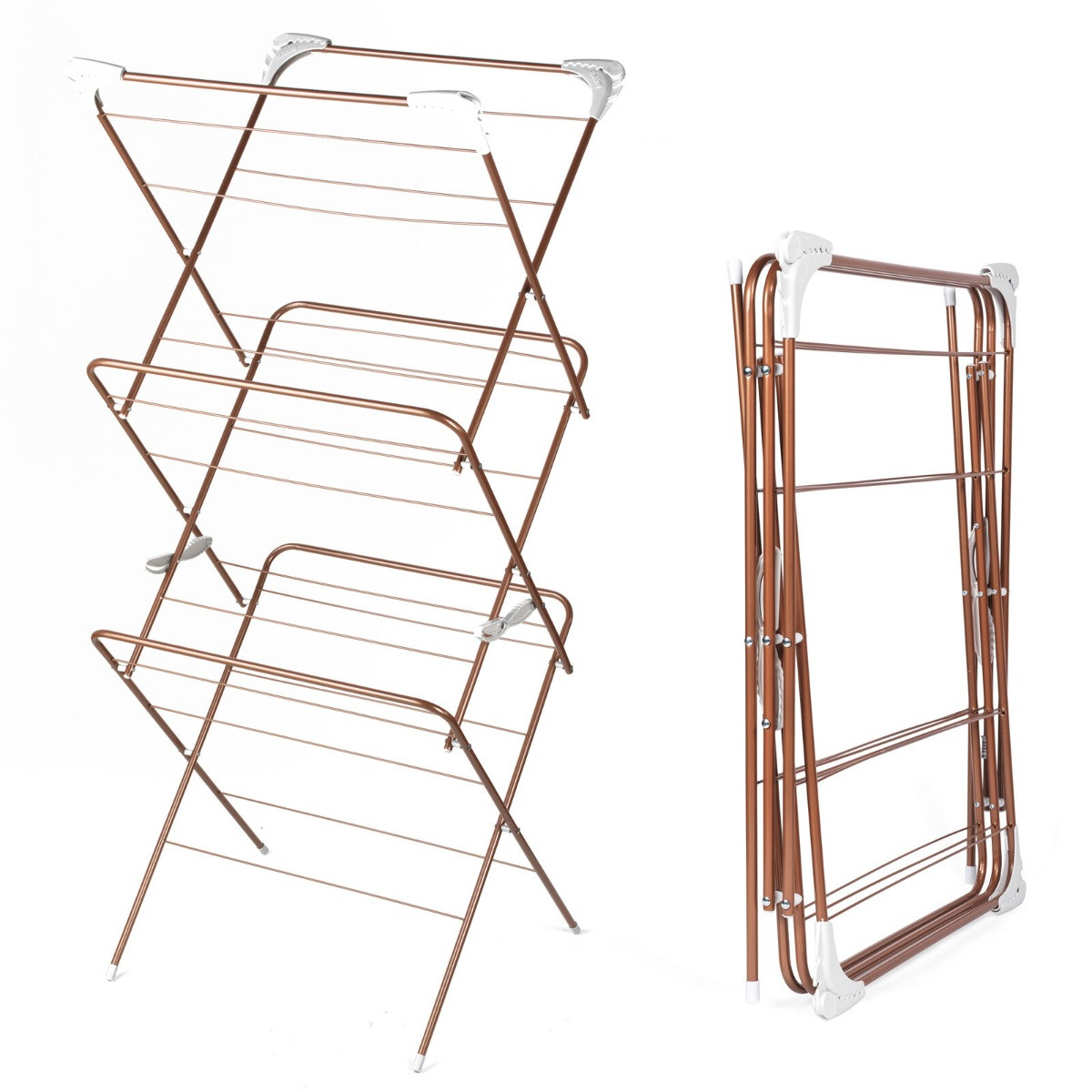 Beldray Glisten Clothes Airer Rose Gold 15M