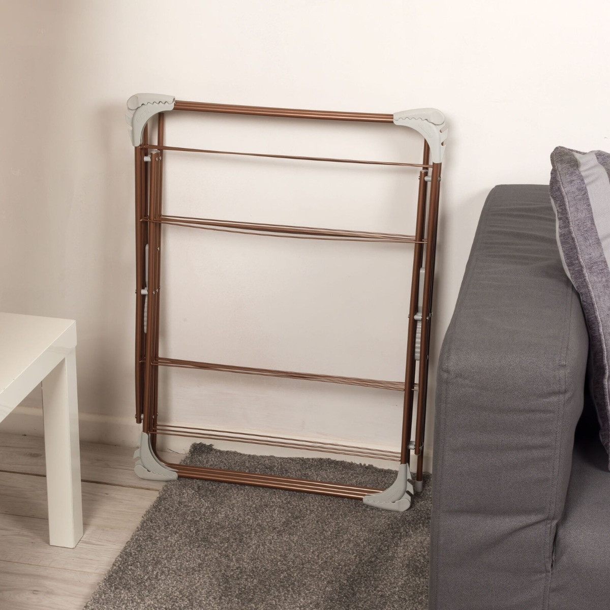 Beldray Glisten Clothes Airer, Rose Gold -15M>