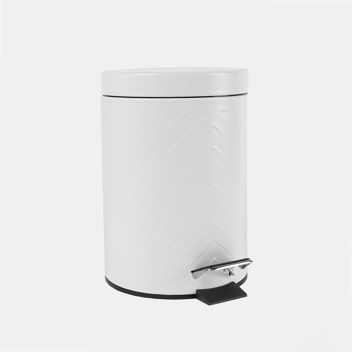 OHS Bathroom Pedal Bin - White>