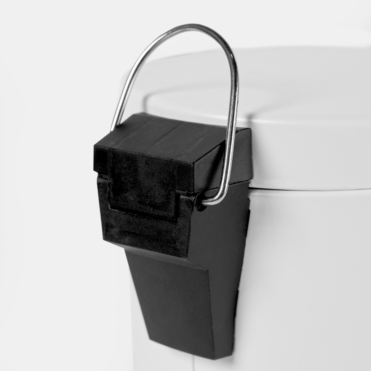 OHS Bathroom Pedal Bin - White>