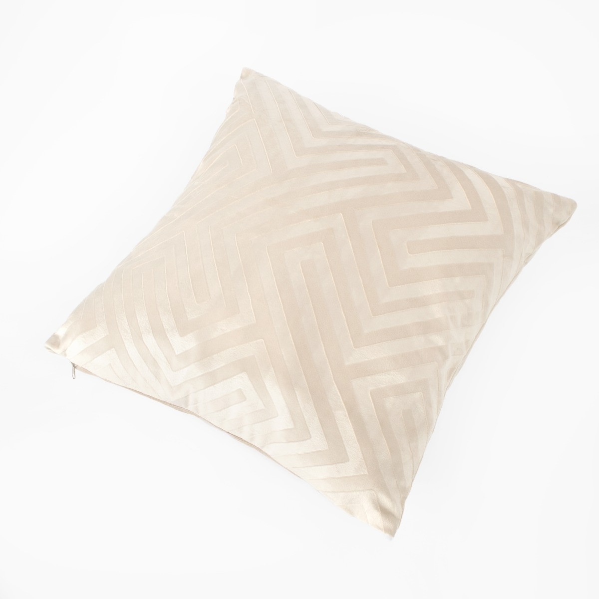 OHS Cut Out Matte Velvet Cushion Covers - Natural>