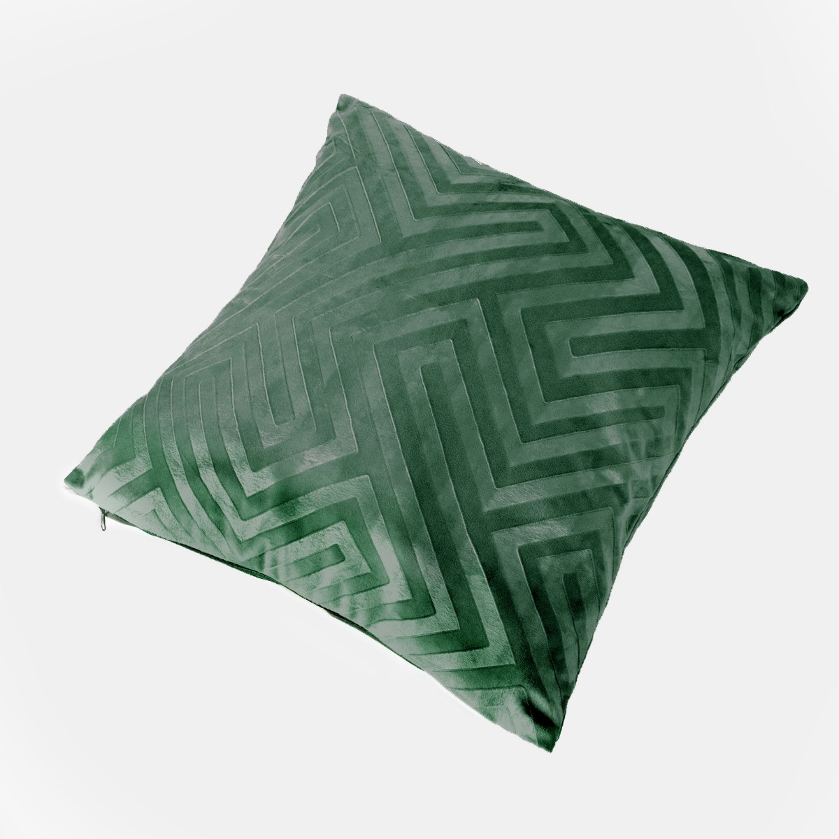 OHS Cut Out Matte Velvet Cushion Covers - Forest Green>