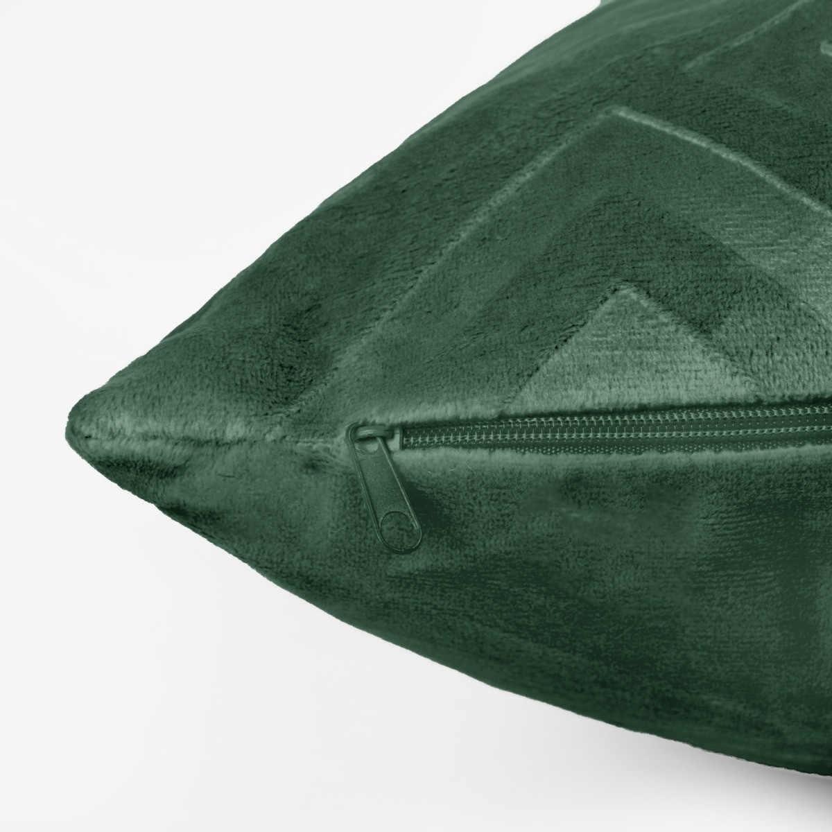 OHS Cut Out Matte Velvet Cushion Covers - Forest Green>