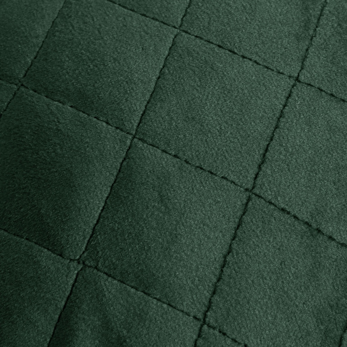 Quilted Matte Velvet Cushion Covers - Forest Green>