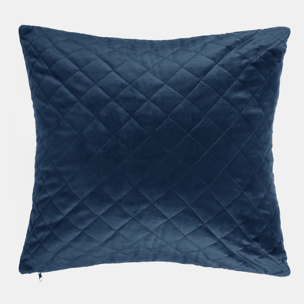 OHS Quilted Matte Velvet Cushion Covers - Navy>