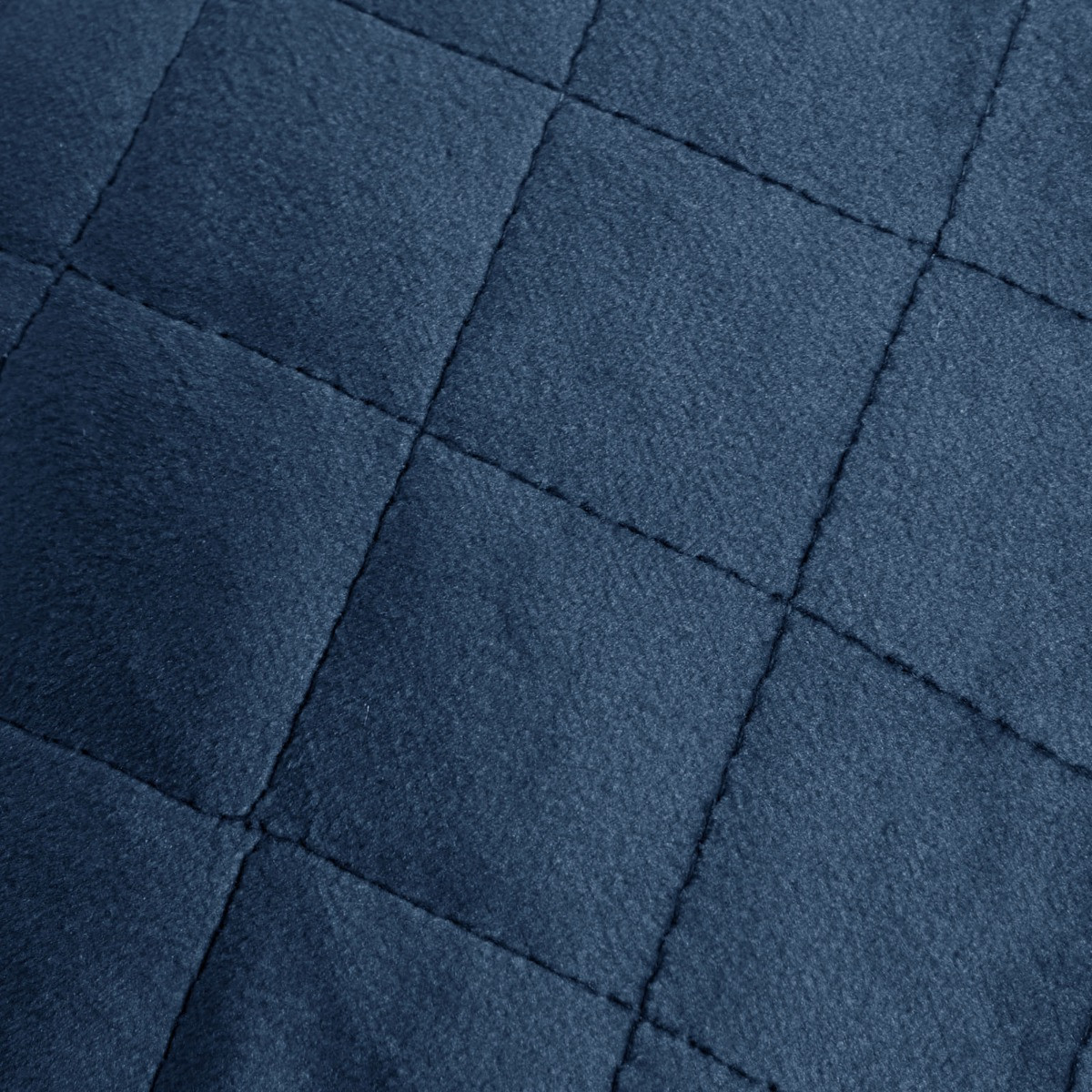 OHS Quilted Matte Velvet Cushion Covers - Navy>