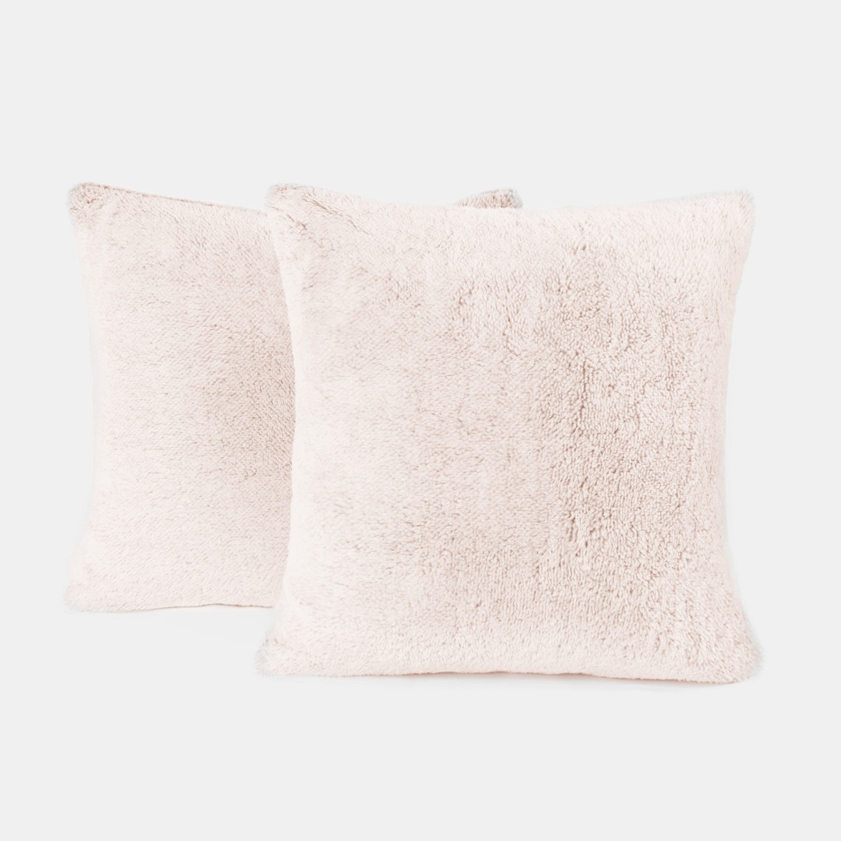 OHS Teddy Marl Cushion Covers - Blush>