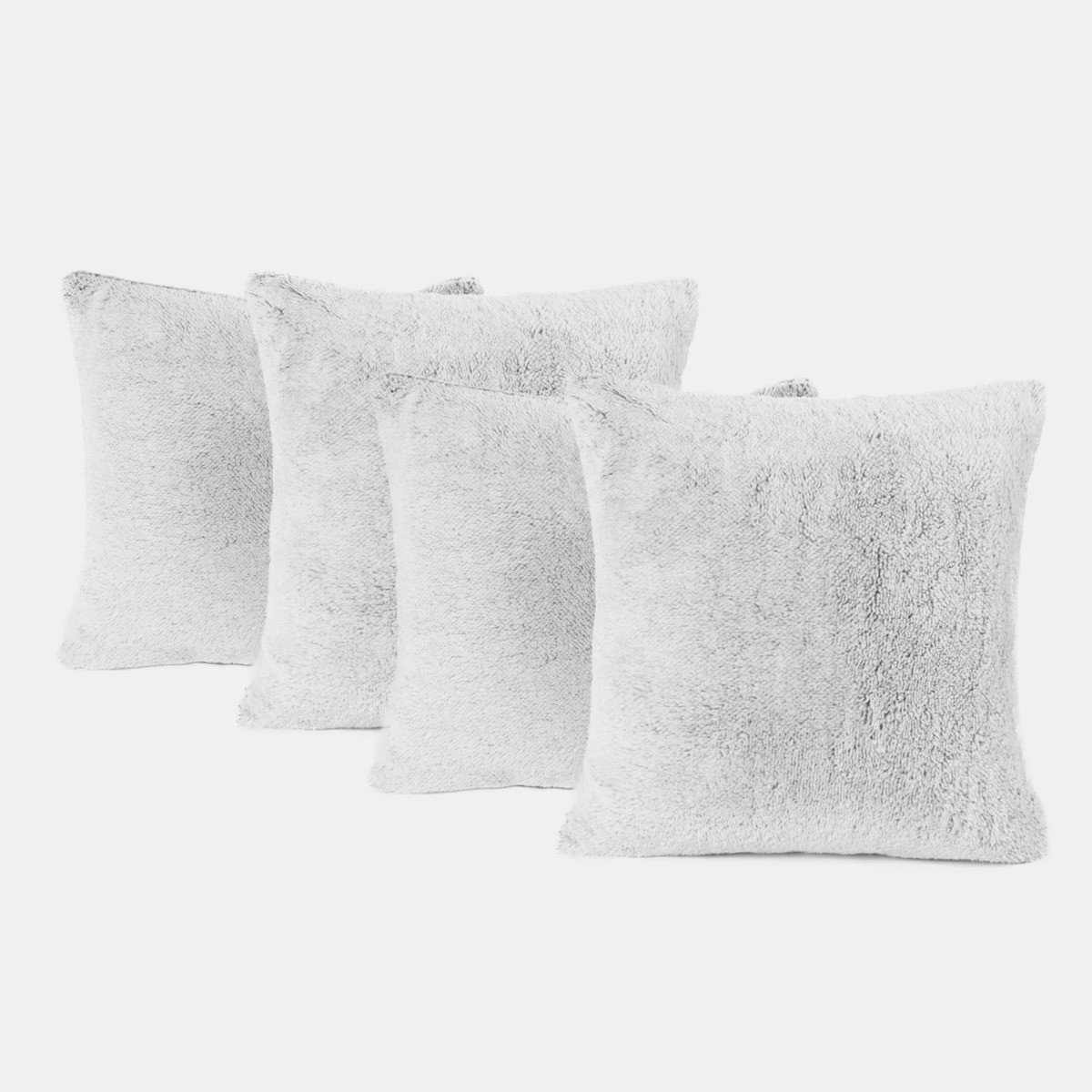 OHS Teddy Marl Cushion Covers - Charcoal>