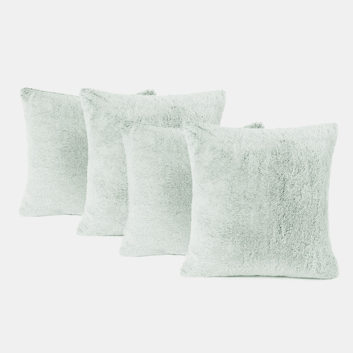 OHS Teddy Marl Cushion Covers - Forest Green>