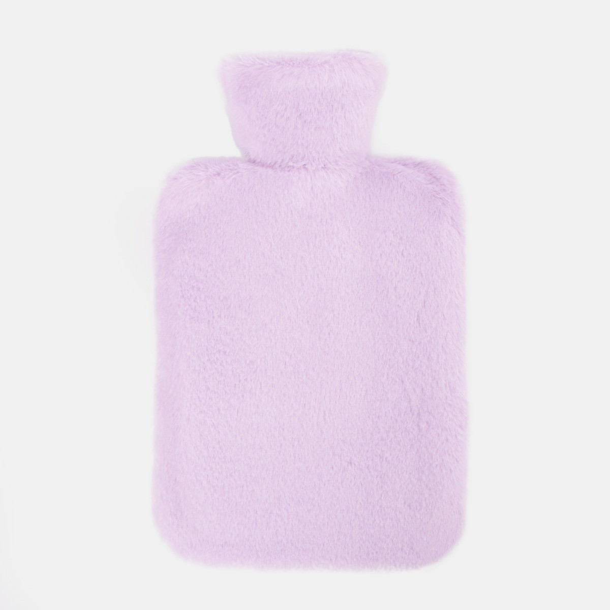 OHS Faux Fur Hot Water Bottle - Lilac>