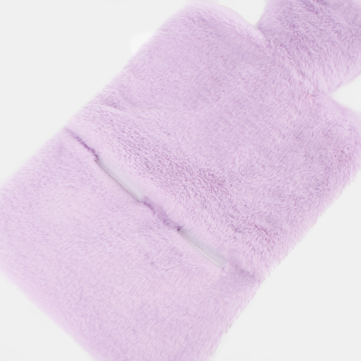 OHS Faux Fur Hot Water Bottle - Lilac>