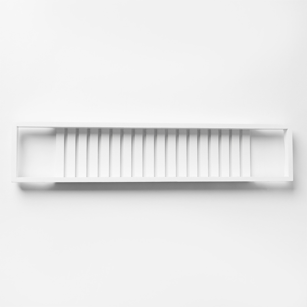 OHS Wooden Bath Rack - White>