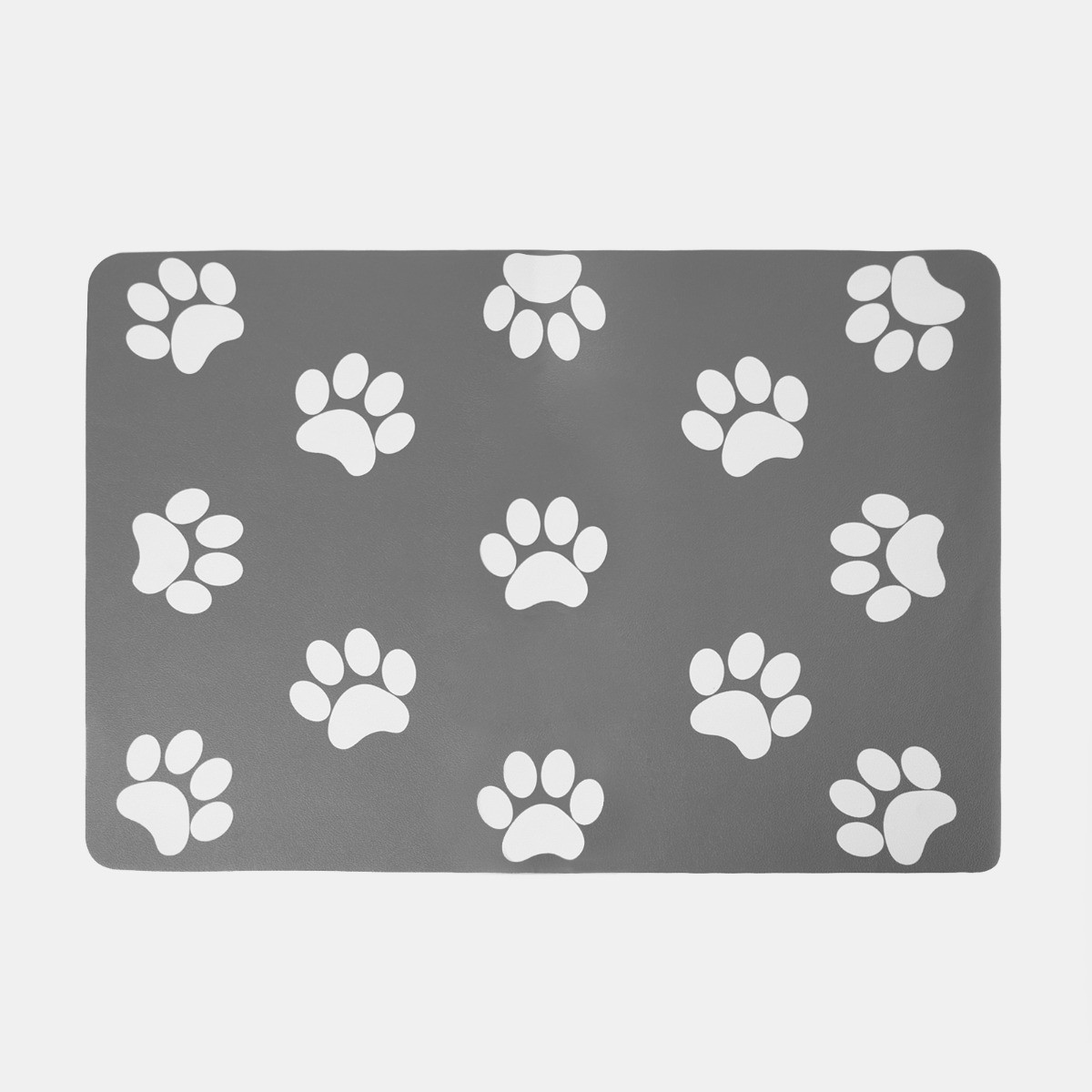 OHS Pet Bowl Placement Mat - Charcoal>