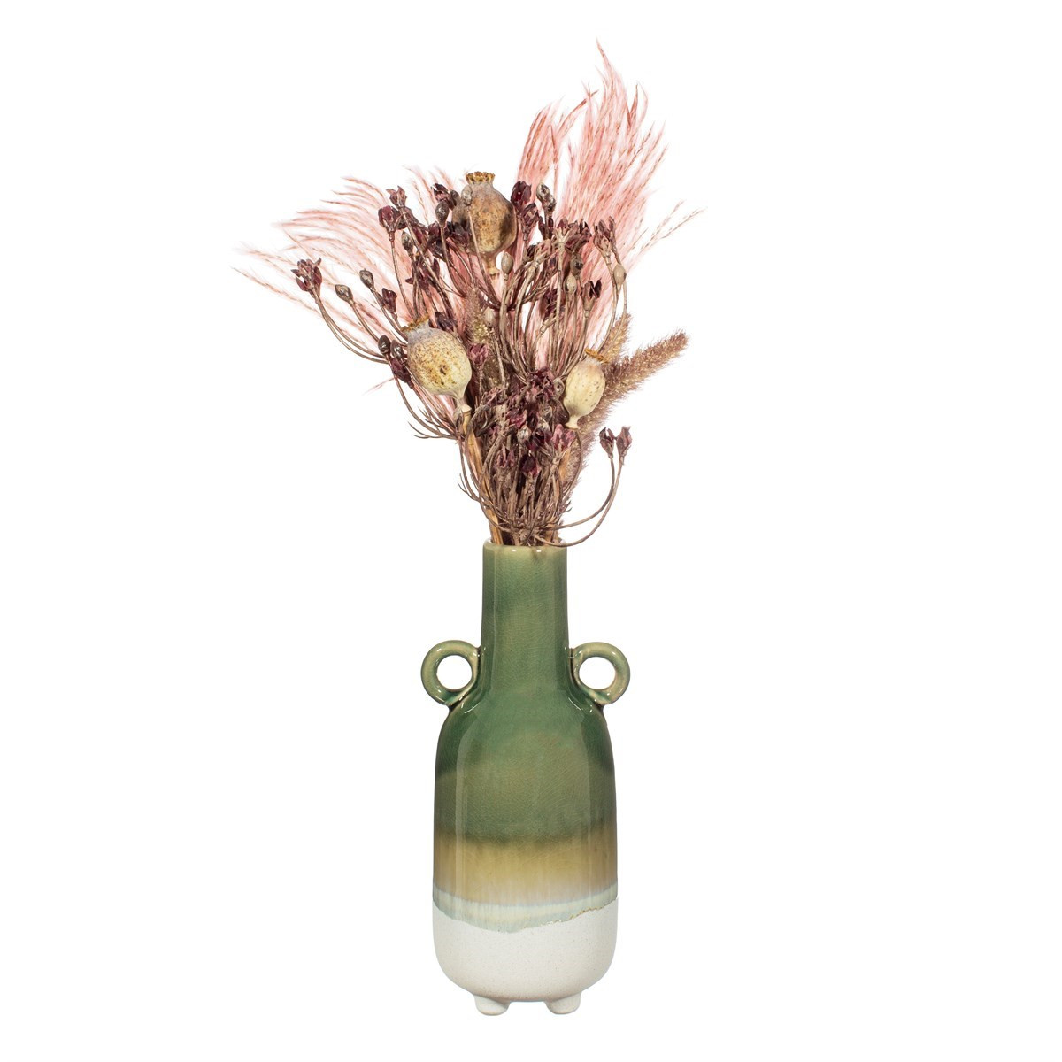 Sass & Belle Mojave Glaze Vase - Green>