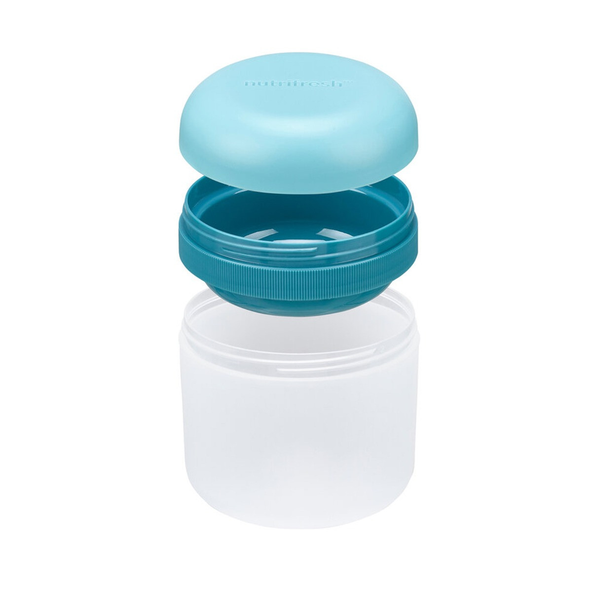 Nutrifresh Split Container Pot, Blue - 700ml>