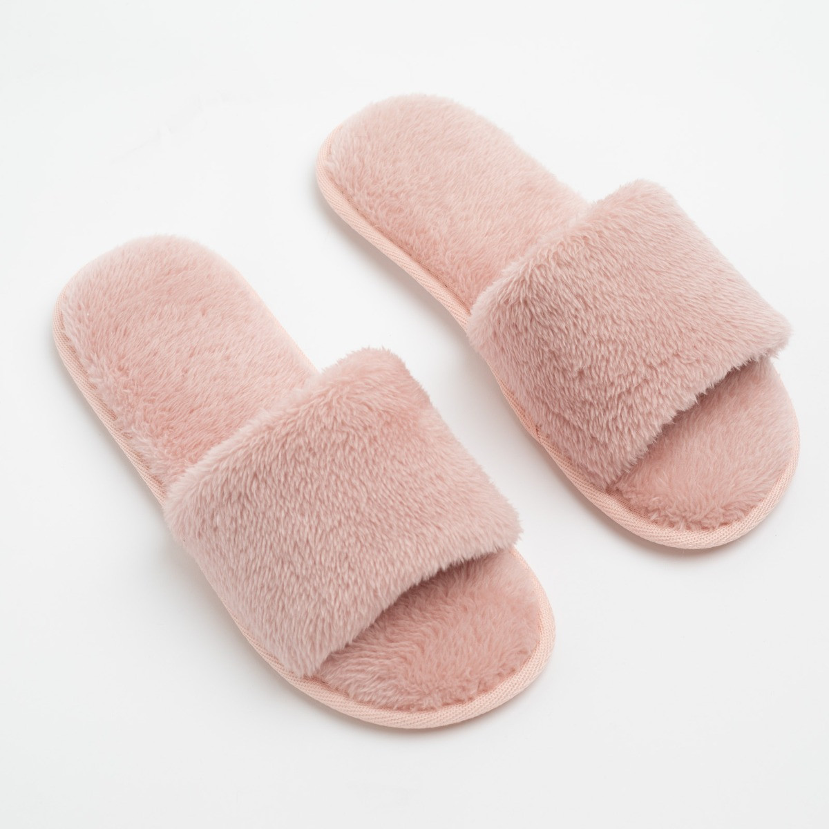 OHS Teddy Slider Slippers Blush Small 3 4