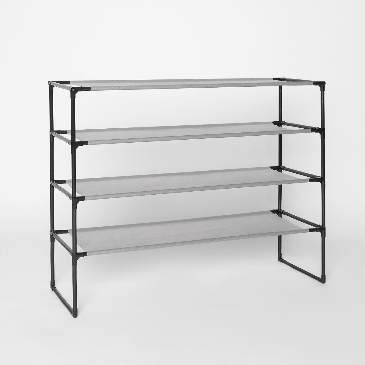 OHS Storage Rack, Charcoal - 4 Tier