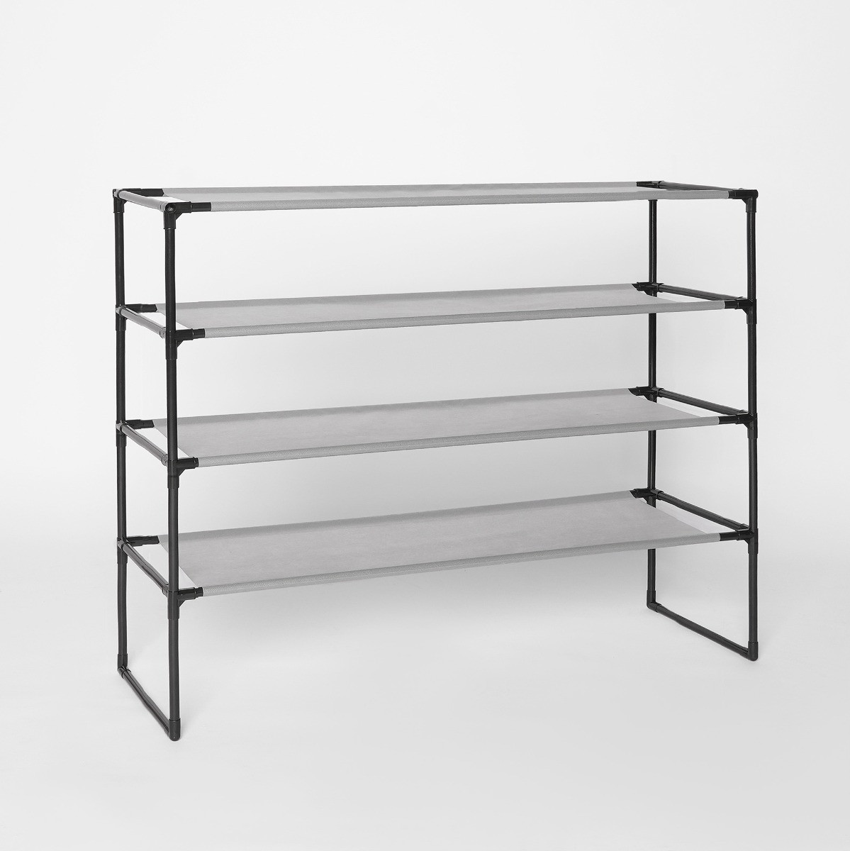 OHS Storage Rack, Charcoal - 4 Tier>