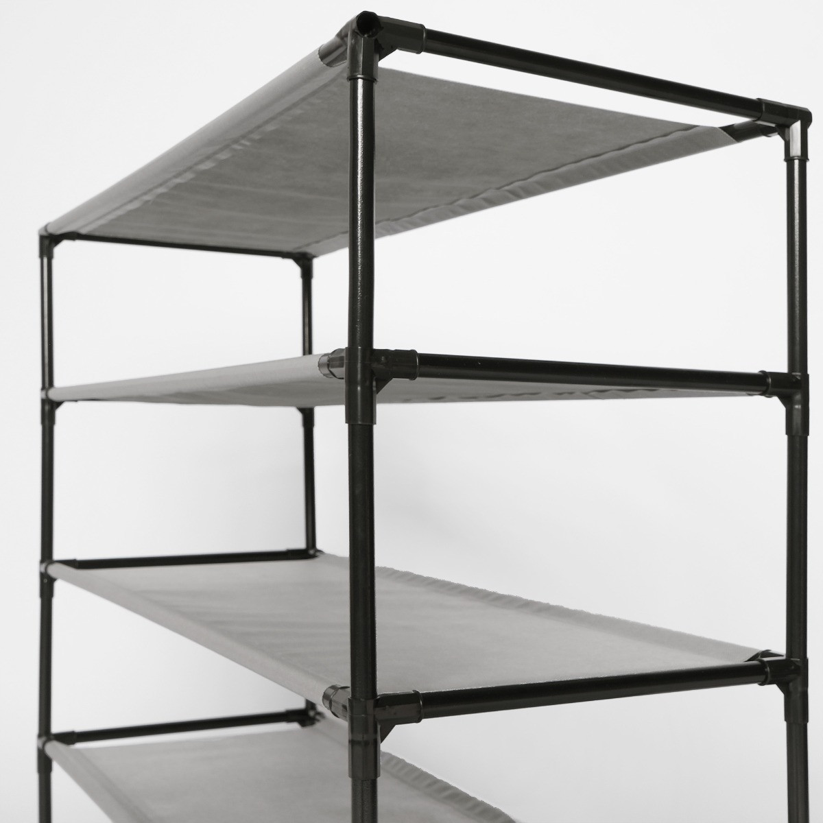 OHS Storage Rack, Charcoal - 4 Tier>