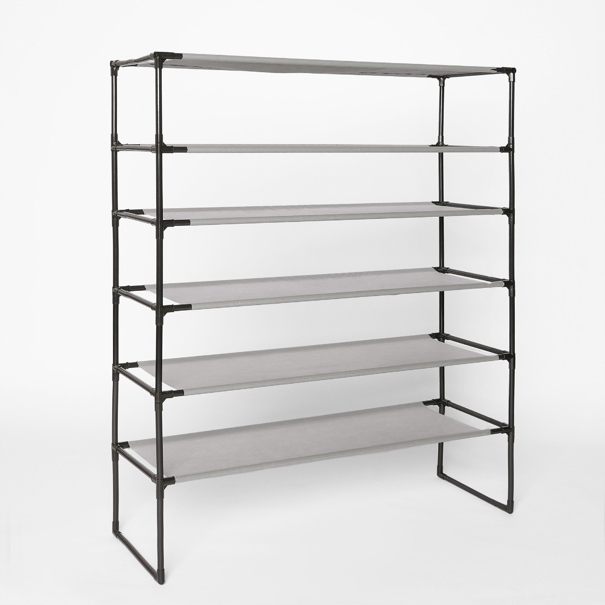 OHS Storage Rack, Charcoal - 6 Tier