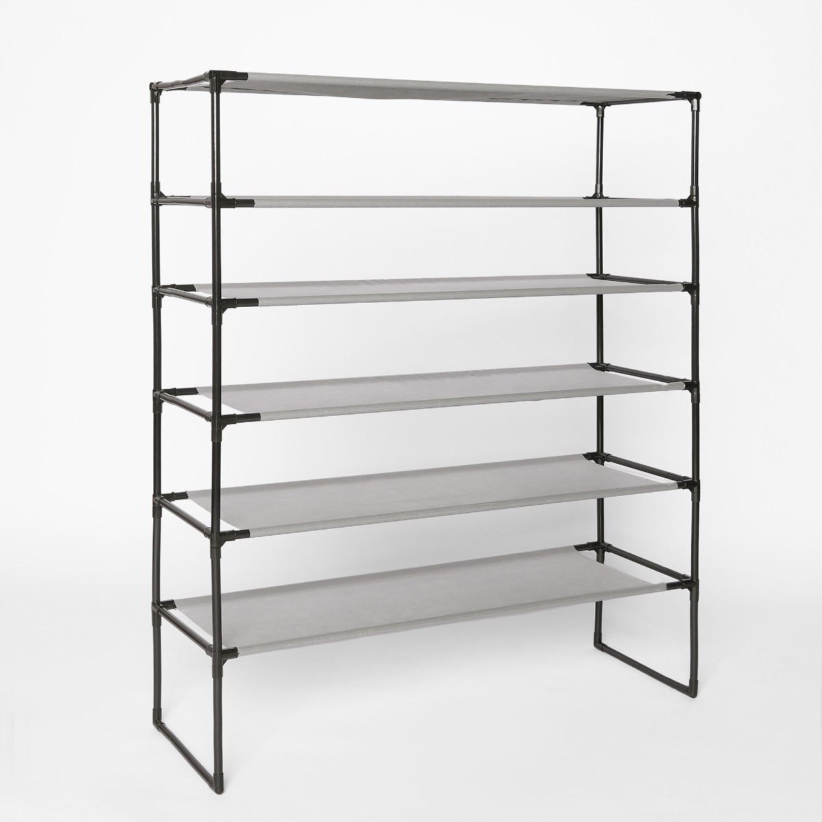 OHS Storage Rack, Charcoal - 6 Tier>