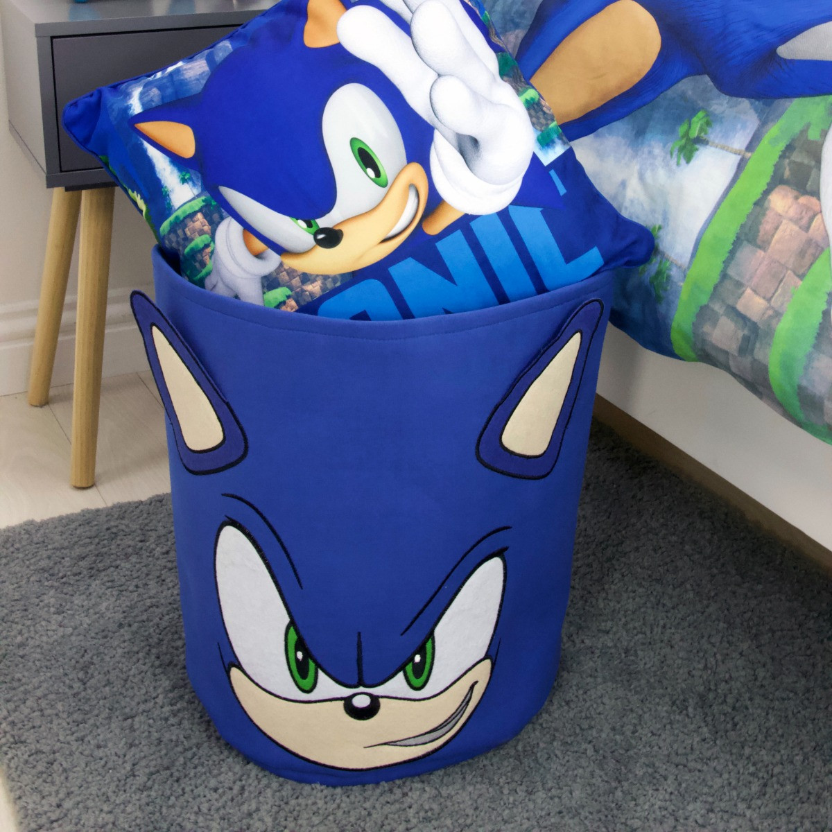 Sonic The Hedgehog Storage Tub - Blue>