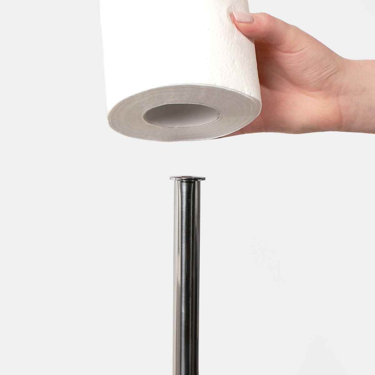 OHS Toilet Roll Free Stand Holder - Metal>