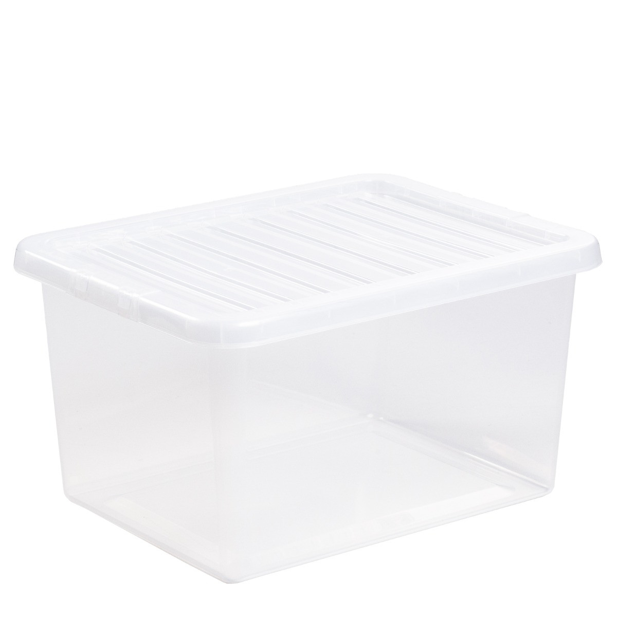 Wham Storage Box & Lid 31 Litre - Clear>