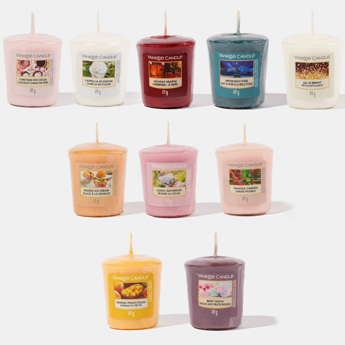 Yankee Candle Votive Set, Mixed - 10 Pack>