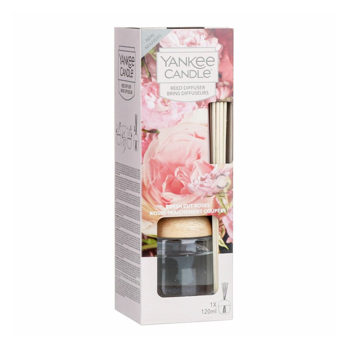 Yankee Candle  Reed Diffuser - Fresh Cut Roses >