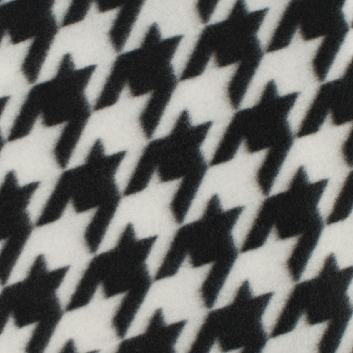 OHS Houndstooth Fleece Throw - Black & White>