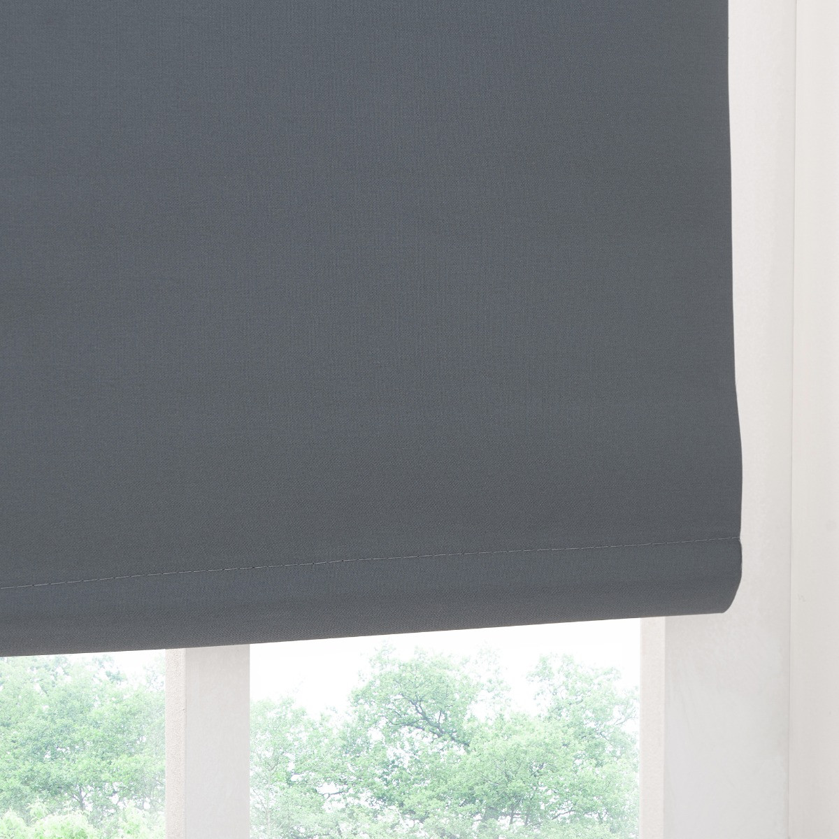 Essential Blackout Roller Blind - Charcoal>