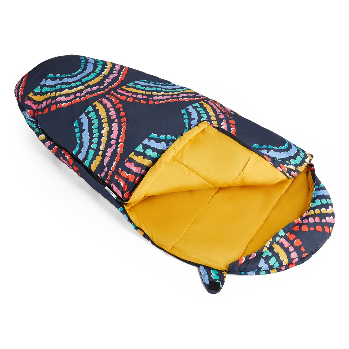 Silentnight Camping Collection Kids Sleeping Bag - Rainbow>